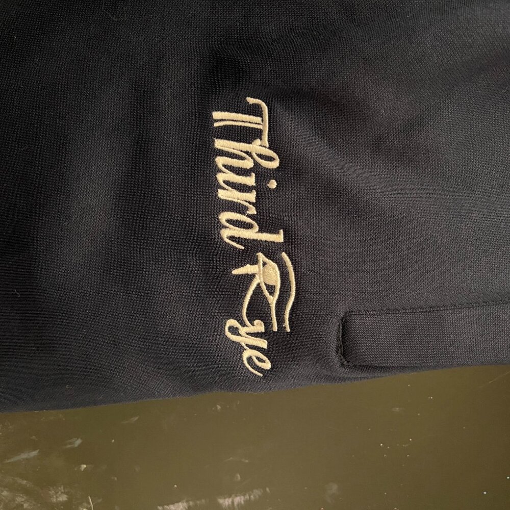 Third Eye Yellow & Navy Jogger Pants With Zip Pockets & Elastic Waist Size XXL - Picture 5 of 10